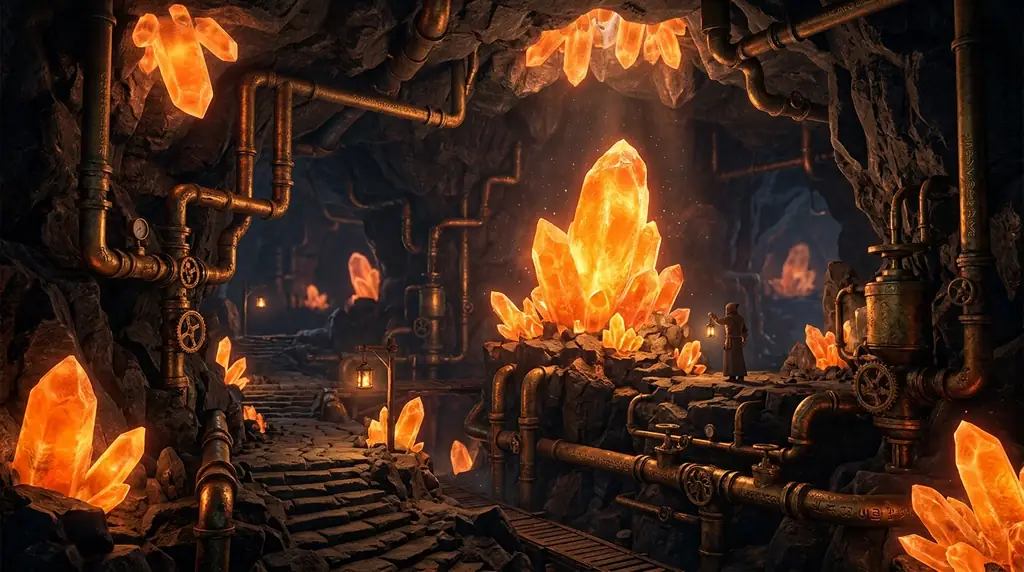 Glowing vault of Sunstones